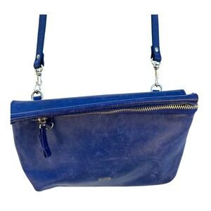 Salvador Bachiller Blue Leather Purse, Fruit Market Collection,‎ Cross Body